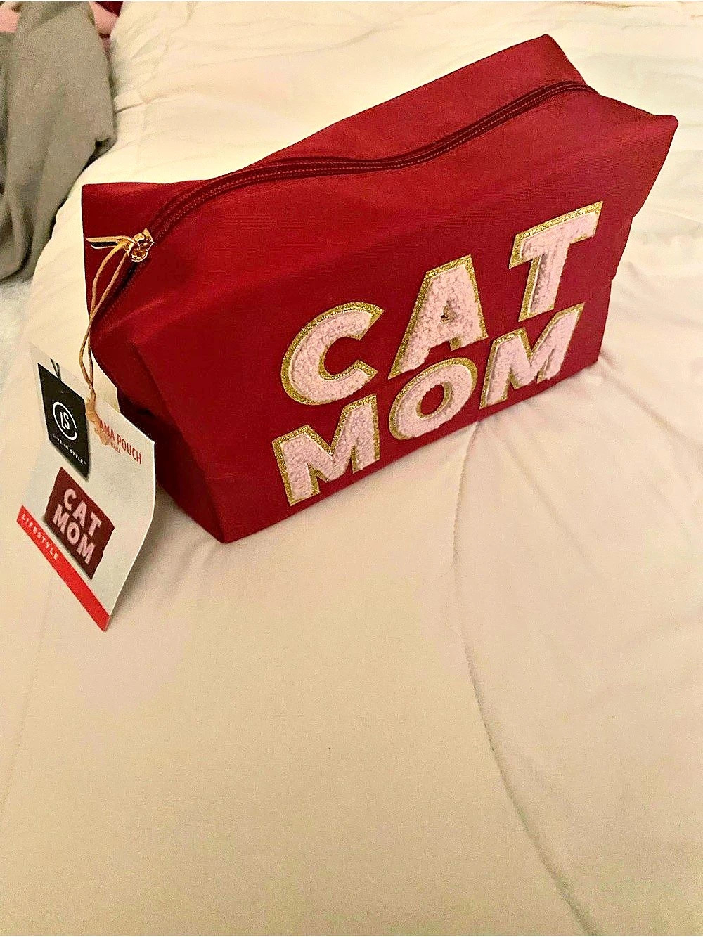 Live in Style Aldi finds Cat Mom Pouch NWT